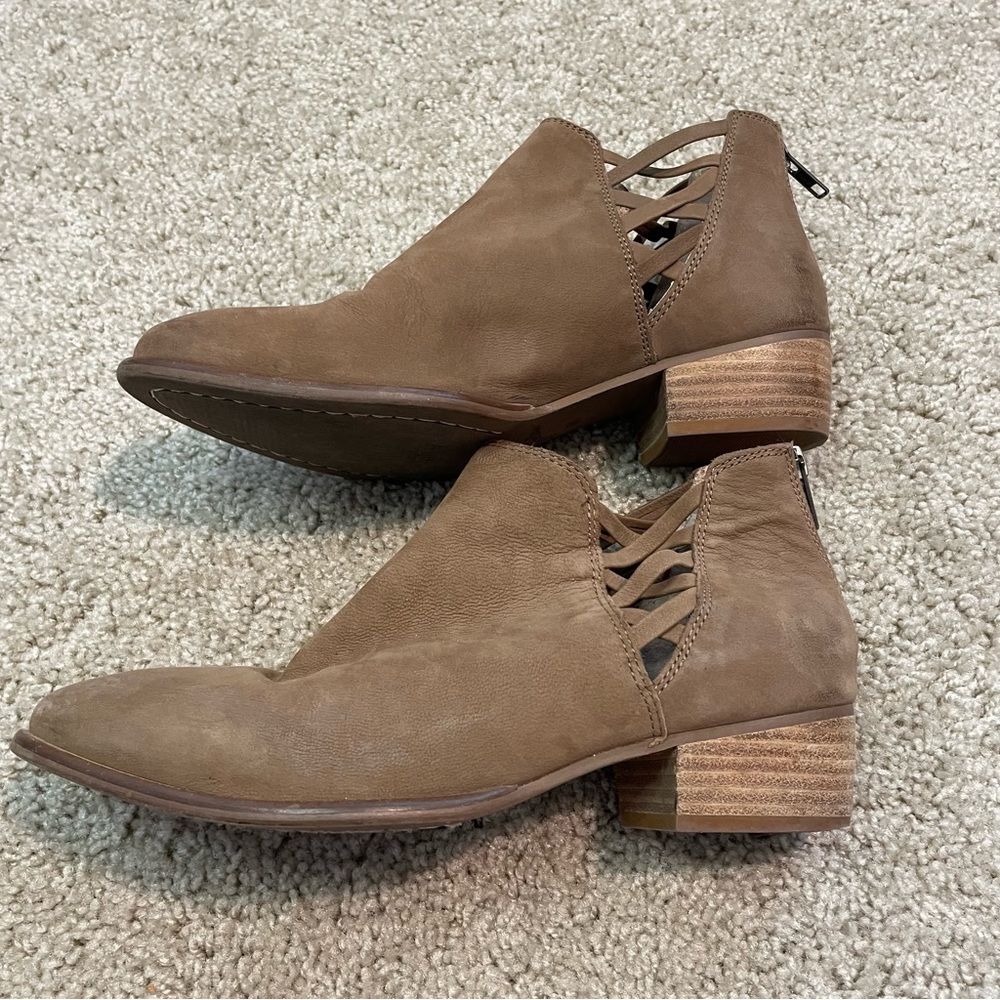 Seychelles Size 8.5 Ankle Boots Booties Brown Women’s Shoes Casual Leather Work